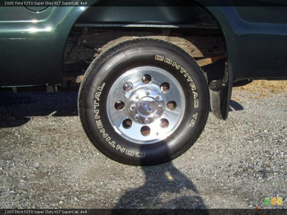 2005 Ford F250 Super Duty XLT SuperCab 4x4 Wheel and Tire Photo #38924834