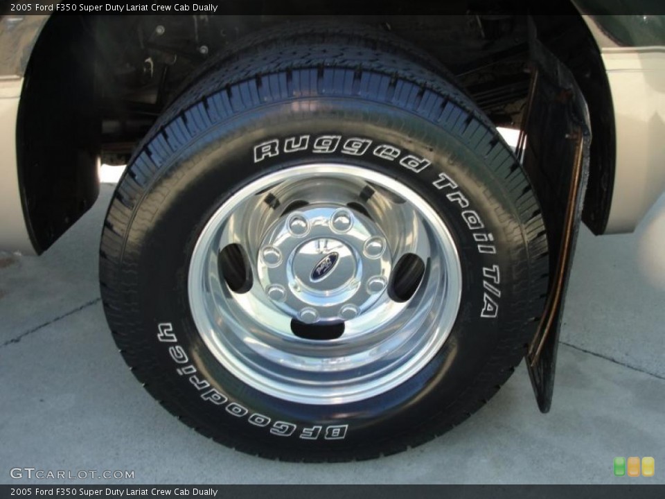 2005 Ford F350 Super Duty Lariat Crew Cab Dually Wheel and Tire Photo #38928554