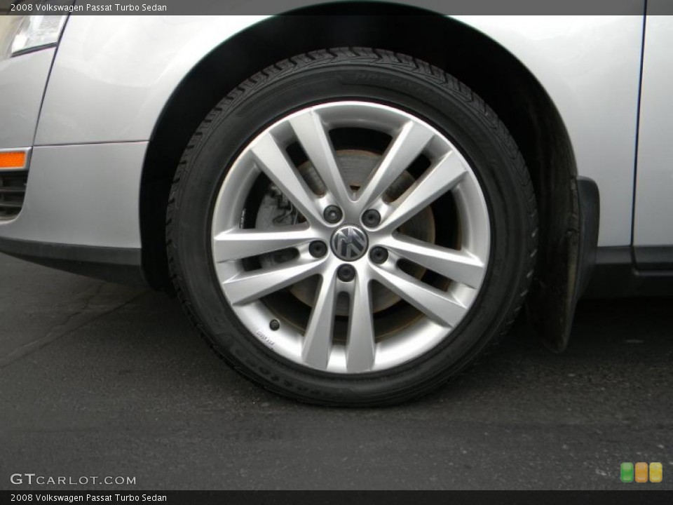 2008 Volkswagen Passat Turbo Sedan Wheel and Tire Photo #38928890