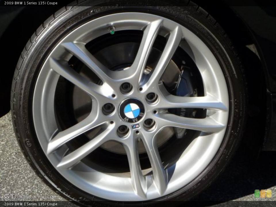 2009 BMW 1 Series 135i Coupe Wheel and Tire Photo #38931762