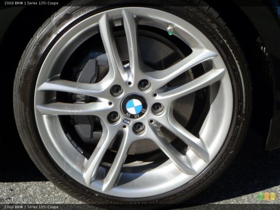 2009 BMW 1 Series 135i Coupe Wheel and Tire Photo #38931774