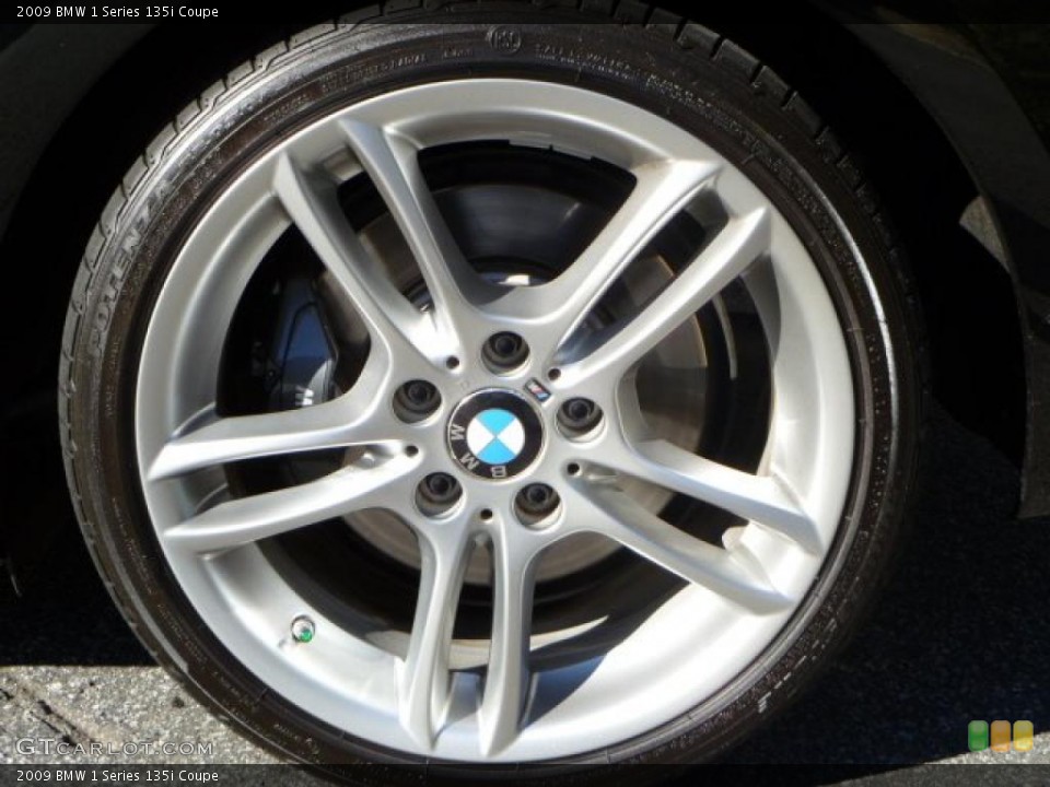 2009 BMW 1 Series 135i Coupe Wheel and Tire Photo #38931790