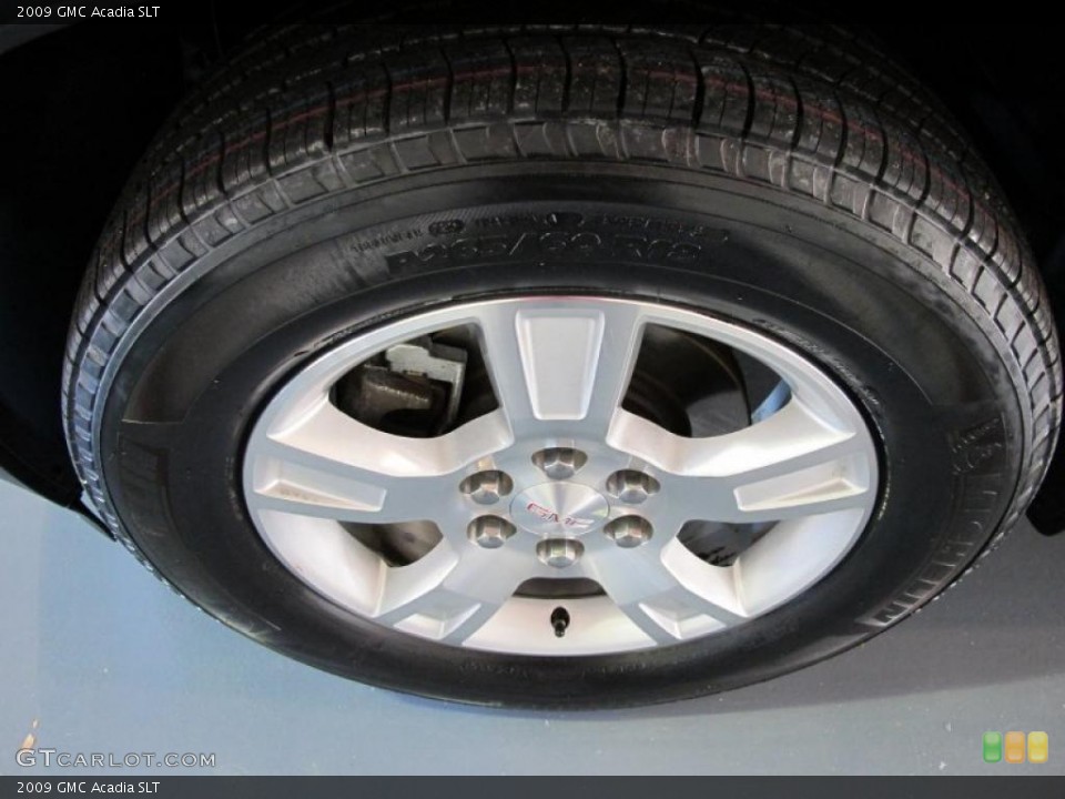 2009 GMC Acadia SLT Wheel and Tire Photo #38931922
