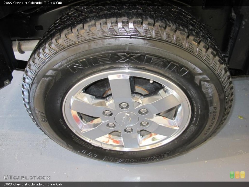 2009 Chevrolet Colorado LT Crew Cab Wheel and Tire Photo #38933334