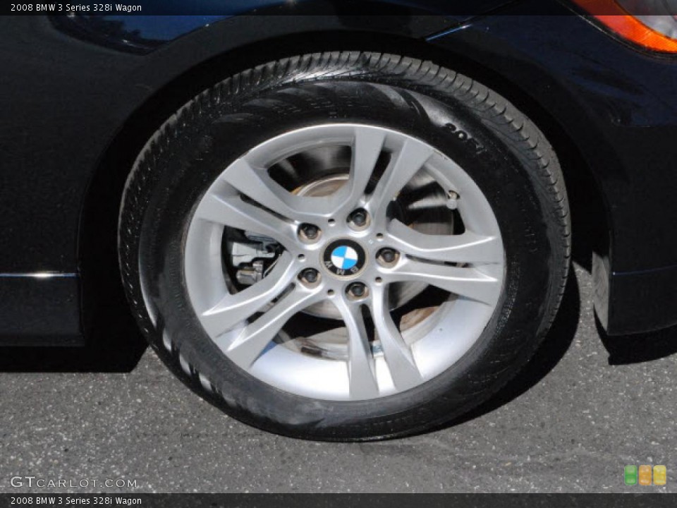 2008 BMW 3 Series 328i Wagon Wheel and Tire Photo #38937898