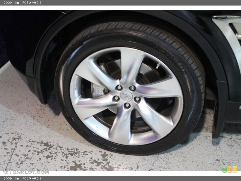 2009 Infiniti FX 50 AWD S Wheel and Tire Photo #38940302