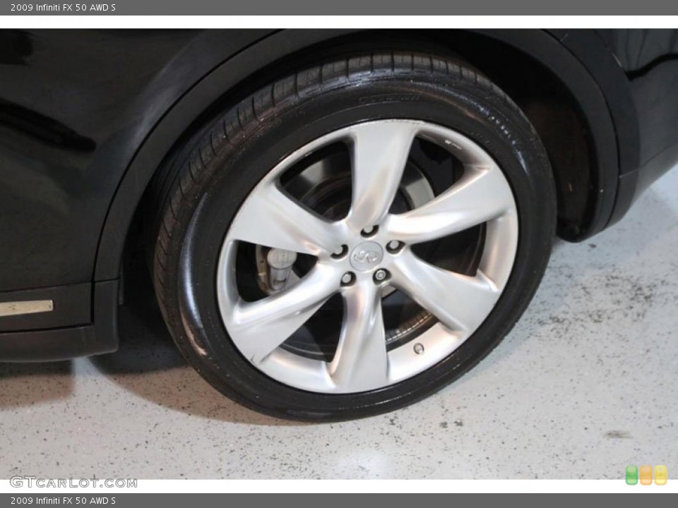 2009 Infiniti FX 50 AWD S Wheel and Tire Photo #38940314