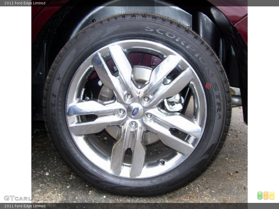 2011 Ford Edge Limited Wheel and Tire Photo #38940862