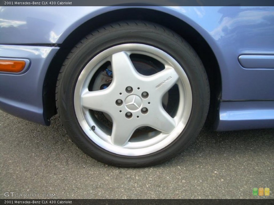 2001 Mercedes-Benz CLK 430 Cabriolet Wheel and Tire Photo #38941498