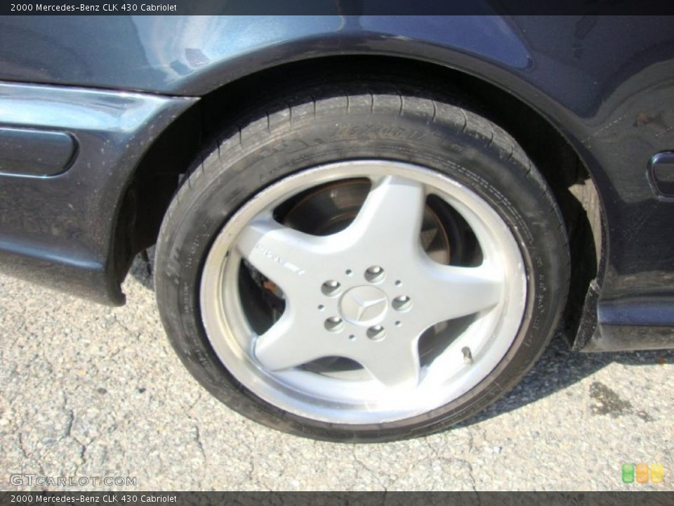 2000 Mercedes-Benz CLK 430 Cabriolet Wheel and Tire Photo #38943226