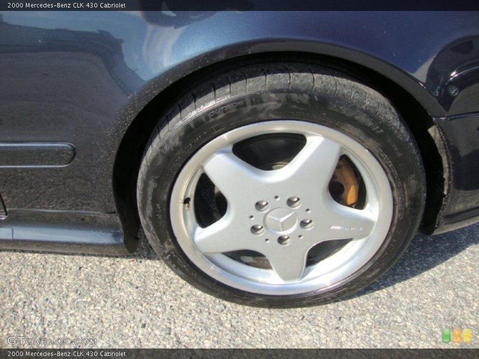 2000 Mercedes-Benz CLK 430 Cabriolet Wheel and Tire Photo #38943242