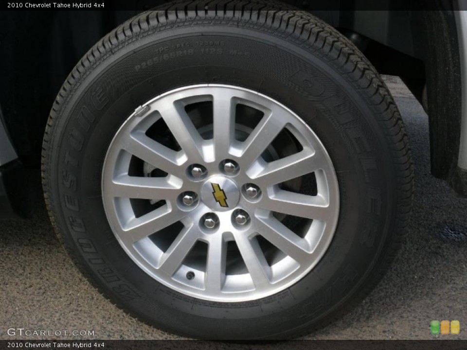 2010 Chevrolet Tahoe Hybrid 4x4 Wheel and Tire Photo #38944822