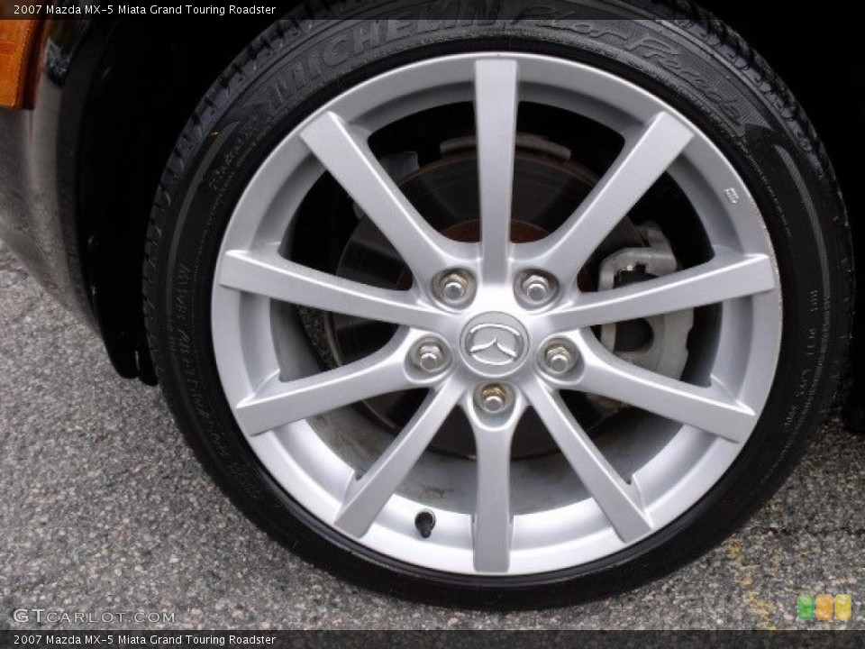 2007 Mazda MX-5 Miata Grand Touring Roadster Wheel and Tire Photo #38947766
