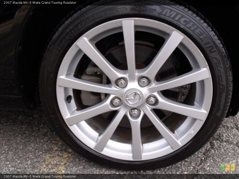 2007 Mazda MX-5 Miata Grand Touring Roadster Wheel and Tire Photo #38947778
