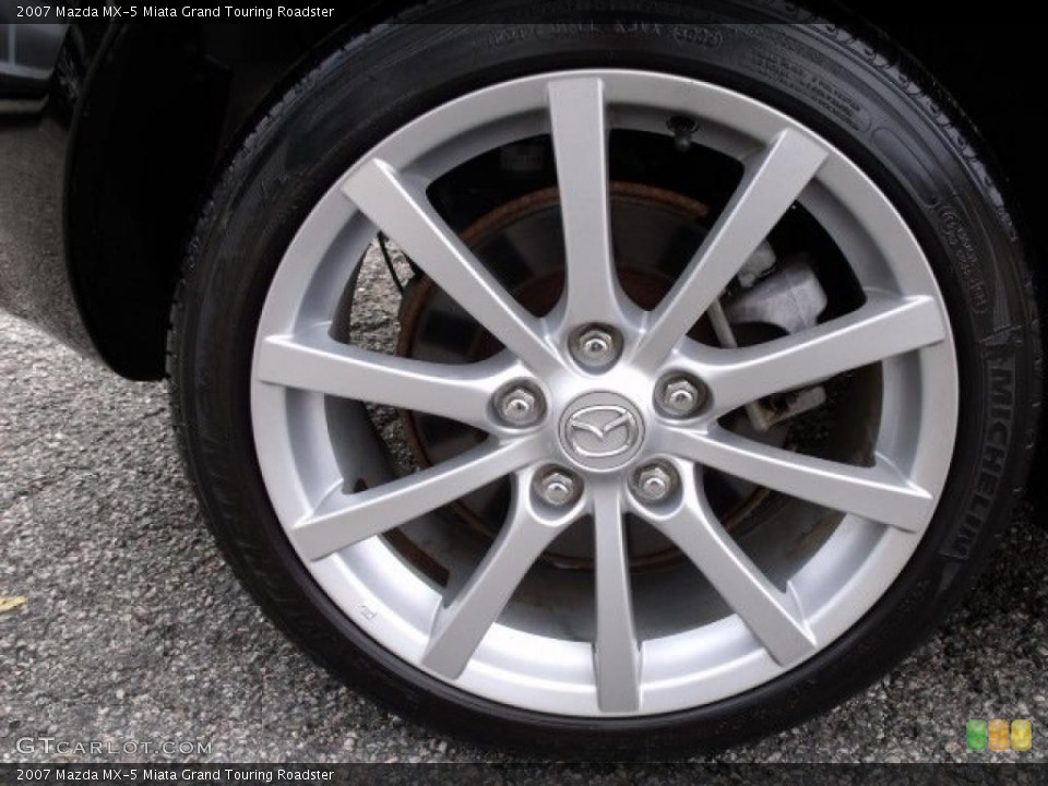2007 Mazda MX-5 Miata Grand Touring Roadster Wheel and Tire Photo #38947794