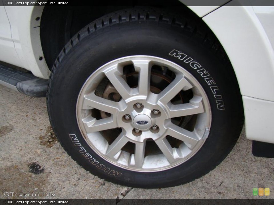 2008 Ford Explorer Sport Trac Limited Wheel and Tire Photo #38948106