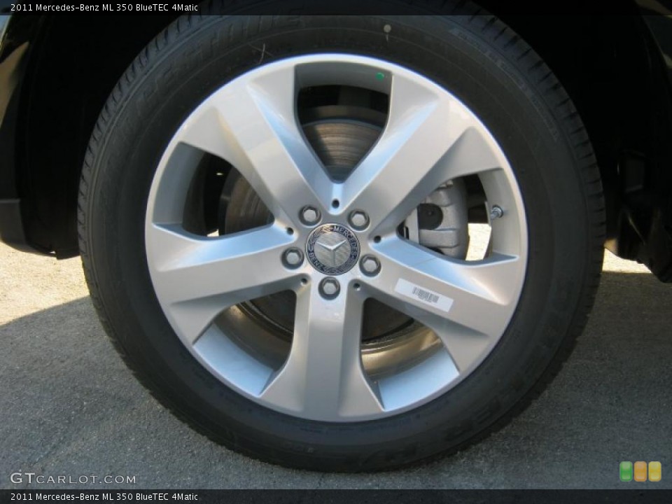 2011 Mercedes-Benz ML 350 BlueTEC 4Matic Wheel and Tire Photo #38954594