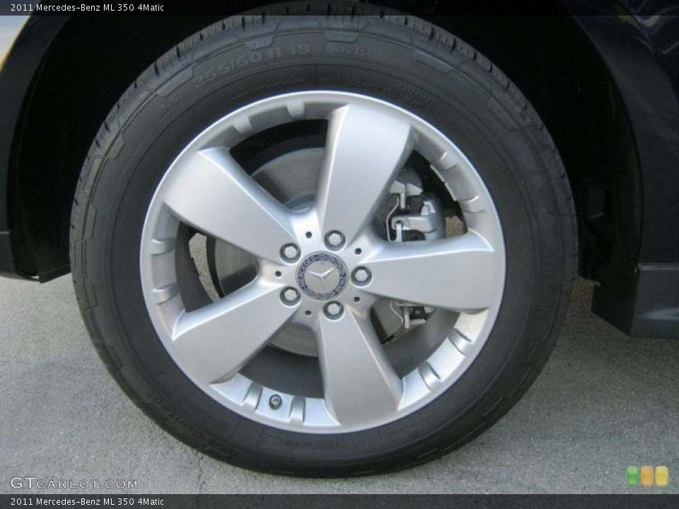 2011 Mercedes-Benz ML 350 4Matic Wheel and Tire Photo #38955690