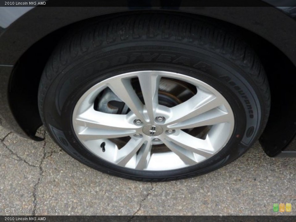 2010 Lincoln MKS AWD Wheel and Tire Photo #38956610