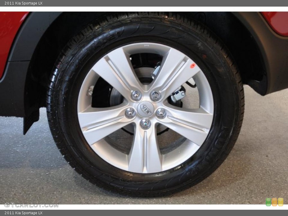 2011 Kia Sportage LX Wheel and Tire Photo #38959106