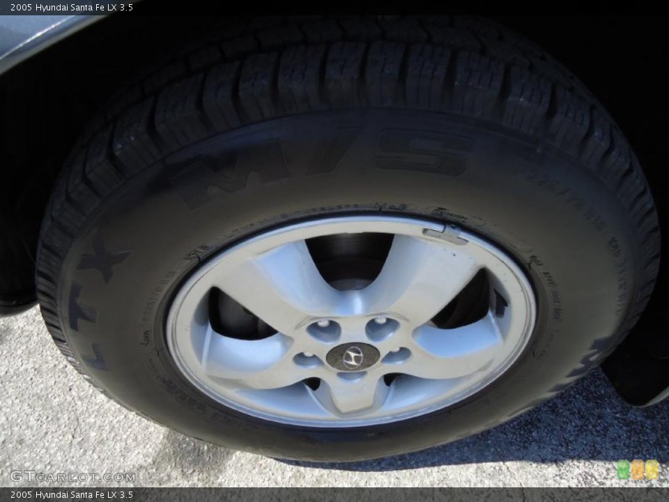 2005 Hyundai Santa Fe LX 3.5 Wheel and Tire Photo #38959522