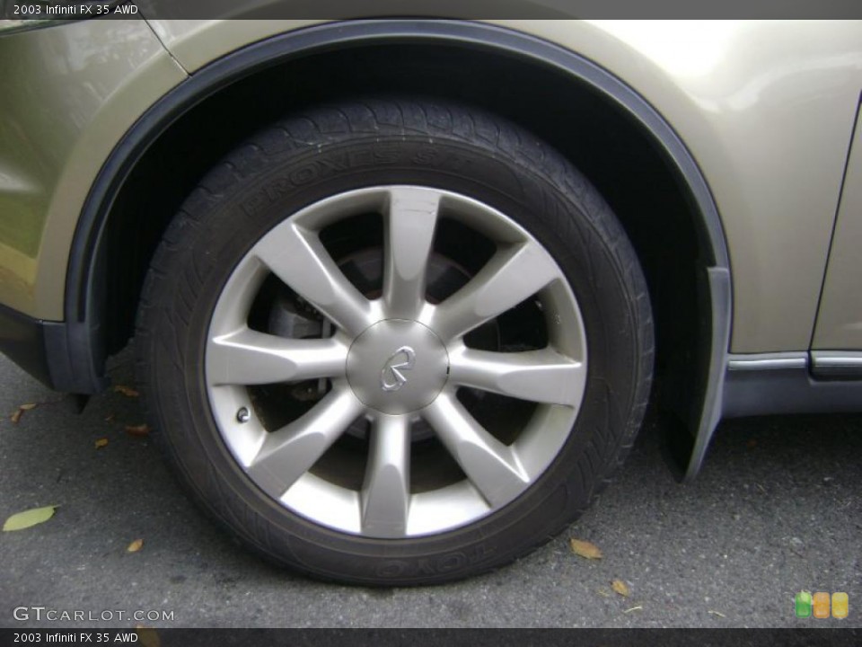 2003 Infiniti FX 35 AWD Wheel and Tire Photo #38961854