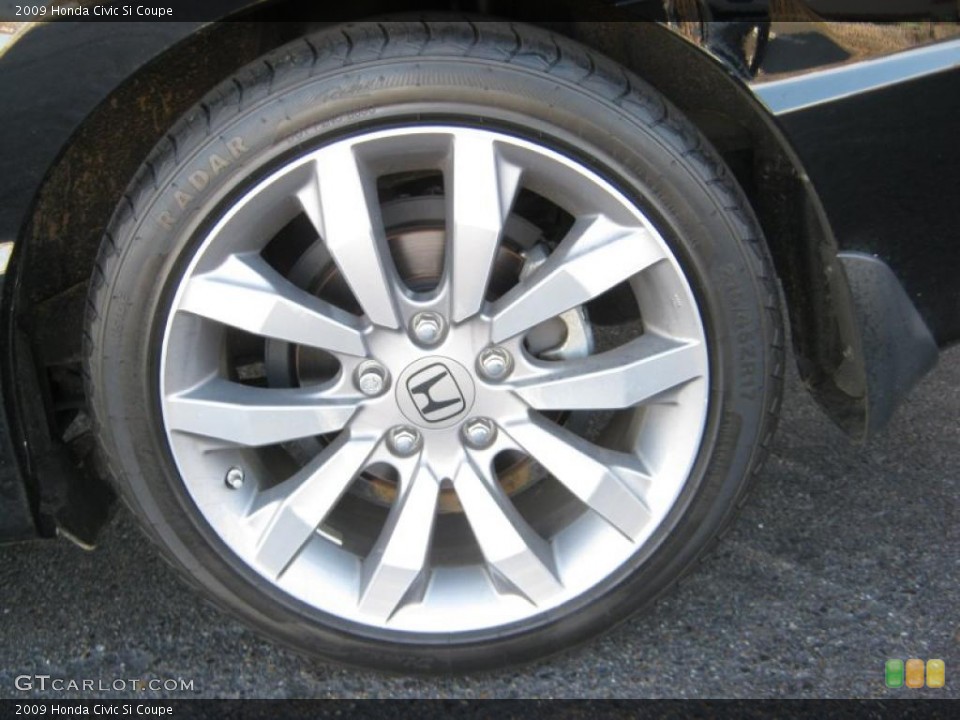 2009 Honda Civic Si Coupe Wheel and Tire Photo #38971040