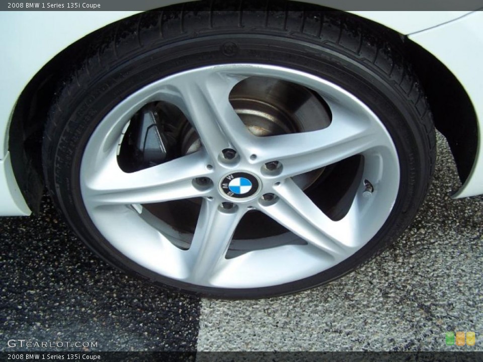 2008 BMW 1 Series 135i Coupe Wheel and Tire Photo #38973344
