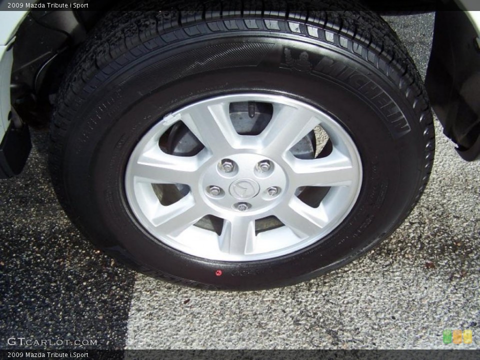 2009 Mazda Tribute i Sport Wheel and Tire Photo #38974777