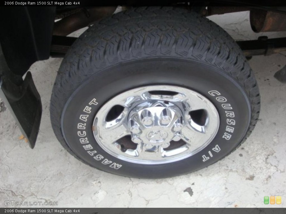 2006 Dodge Ram 1500 SLT Mega Cab 4x4 Wheel and Tire Photo #38975046