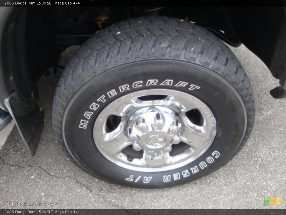 2006 Dodge Ram 1500 SLT Mega Cab 4x4 Wheel and Tire Photo #38975066
