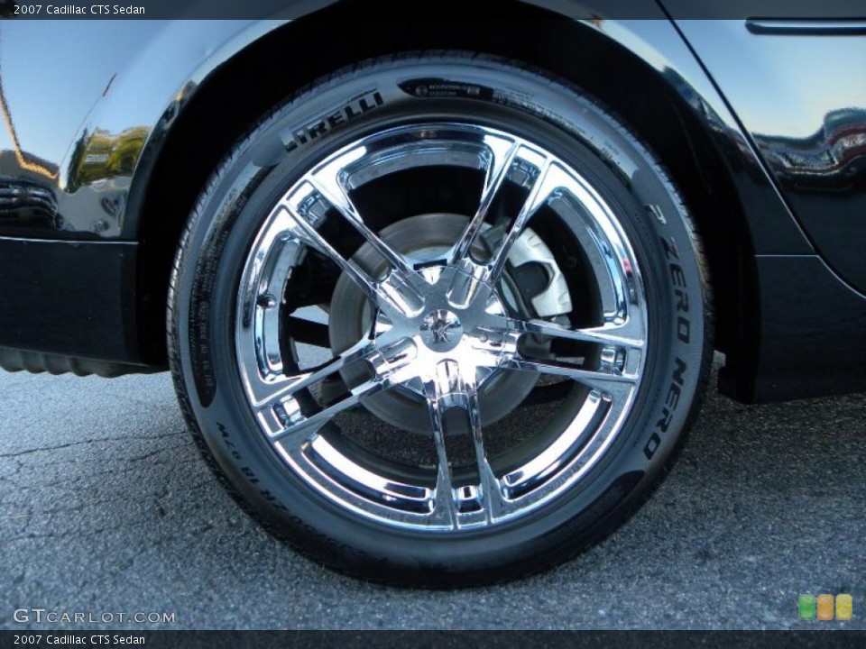 2007 Cadillac CTS Custom Wheel and Tire Photo #38979451