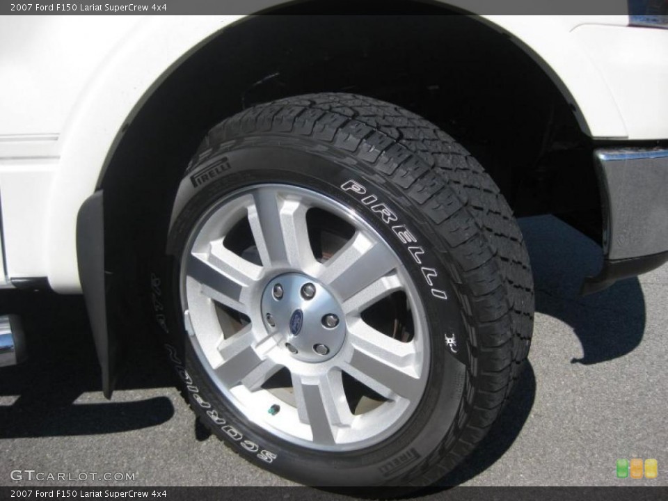 2007 Ford F150 Lariat SuperCrew 4x4 Wheel and Tire Photo #38979539