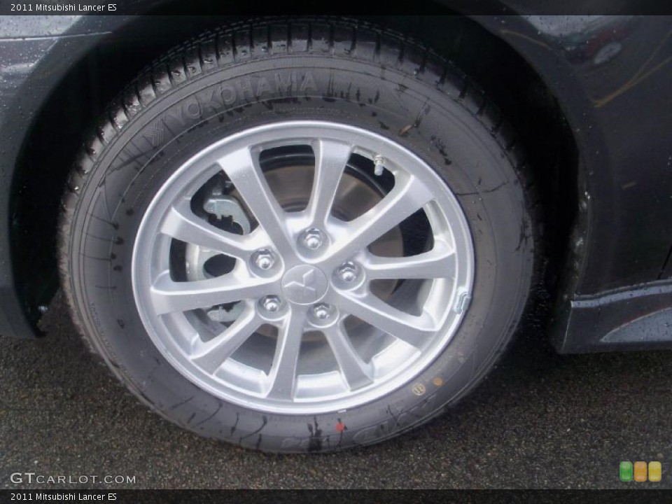 2011 Mitsubishi Lancer ES Wheel and Tire Photo #38983273
