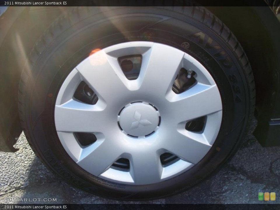 2011 Mitsubishi Lancer Sportback ES Wheel and Tire Photo #38983953