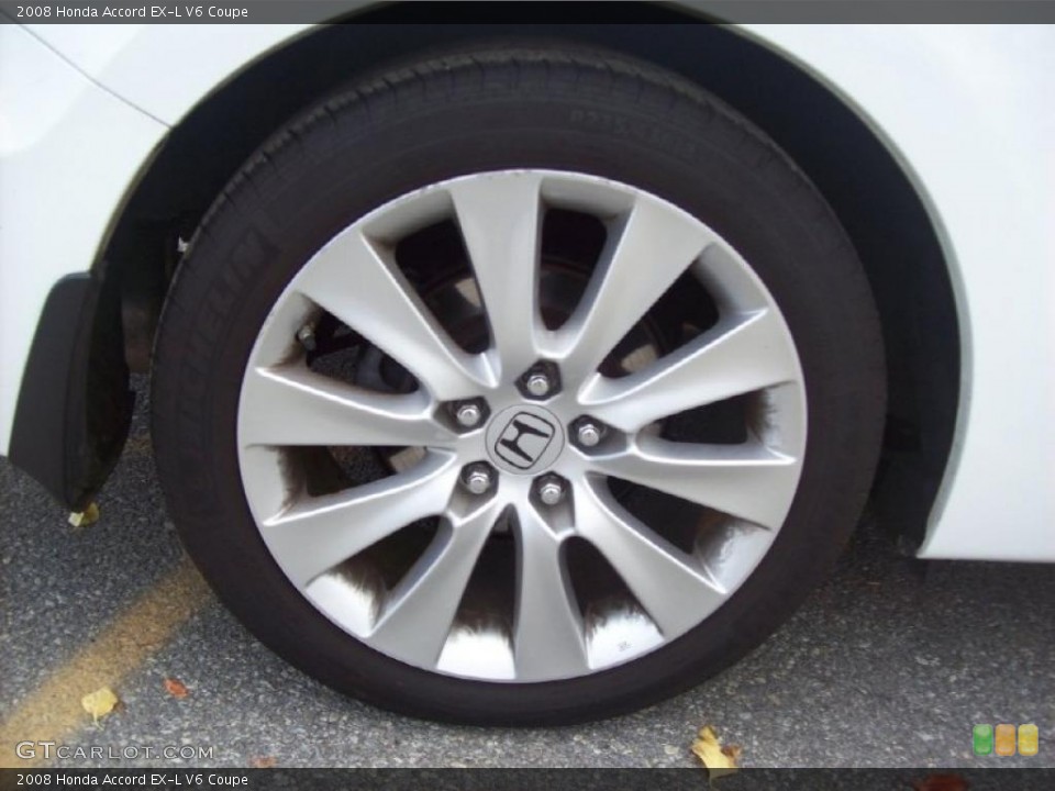 2008 Honda Accord EX-L V6 Coupe Wheel and Tire Photo #38989017