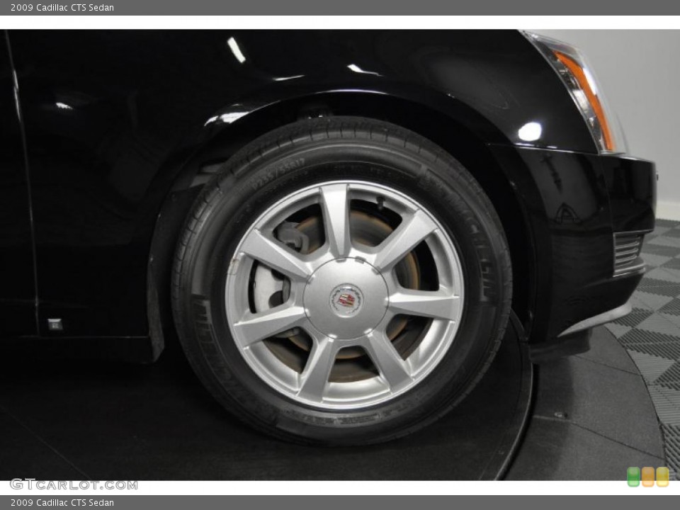 2009 Cadillac CTS Sedan Wheel and Tire Photo #38993721