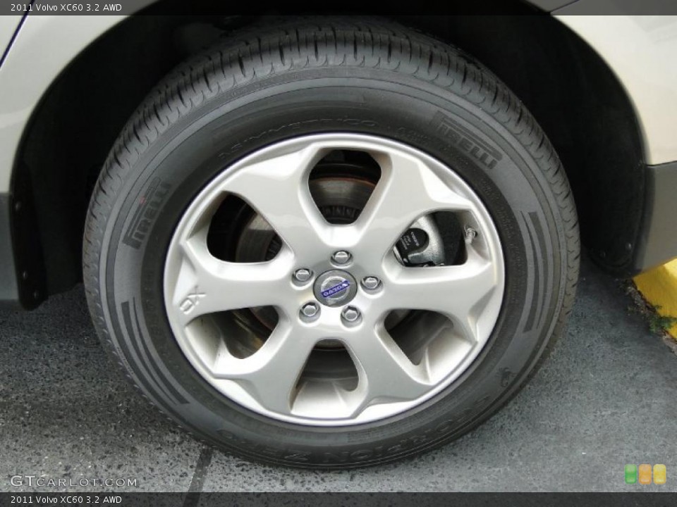 2011 Volvo XC60 3.2 AWD Wheel and Tire Photo #38995870