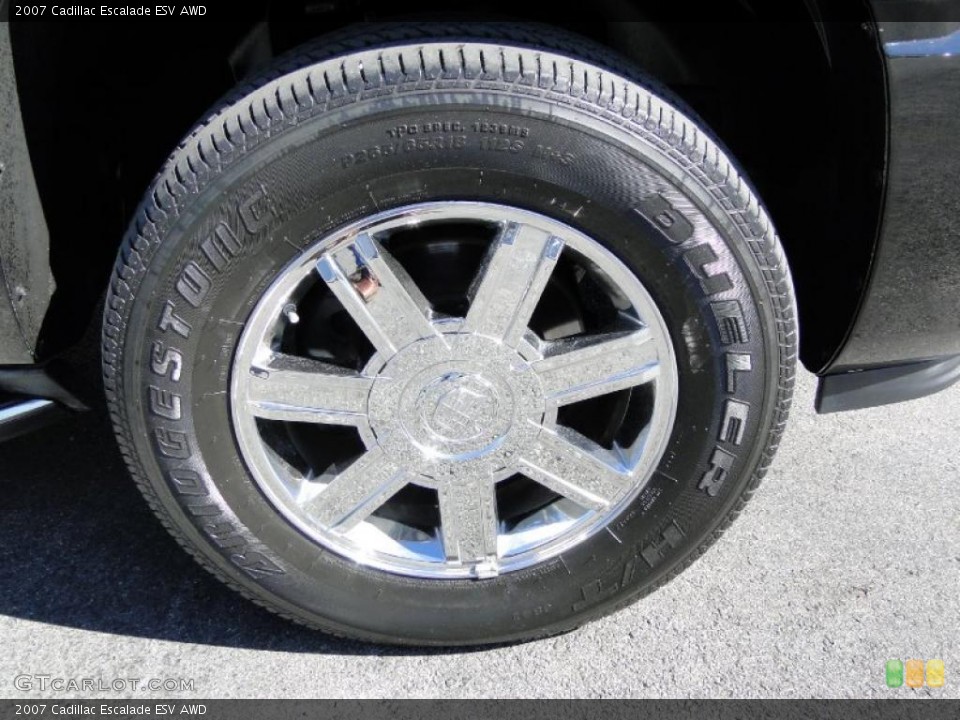 2007 Cadillac Escalade ESV AWD Wheel and Tire Photo #38996790