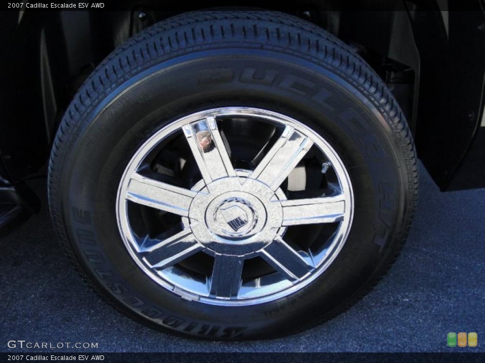 2007 Cadillac Escalade ESV AWD Wheel and Tire Photo #38996802