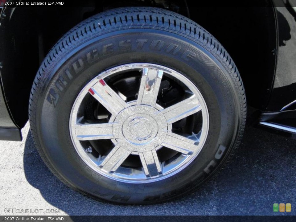 2007 Cadillac Escalade ESV AWD Wheel and Tire Photo #38996818