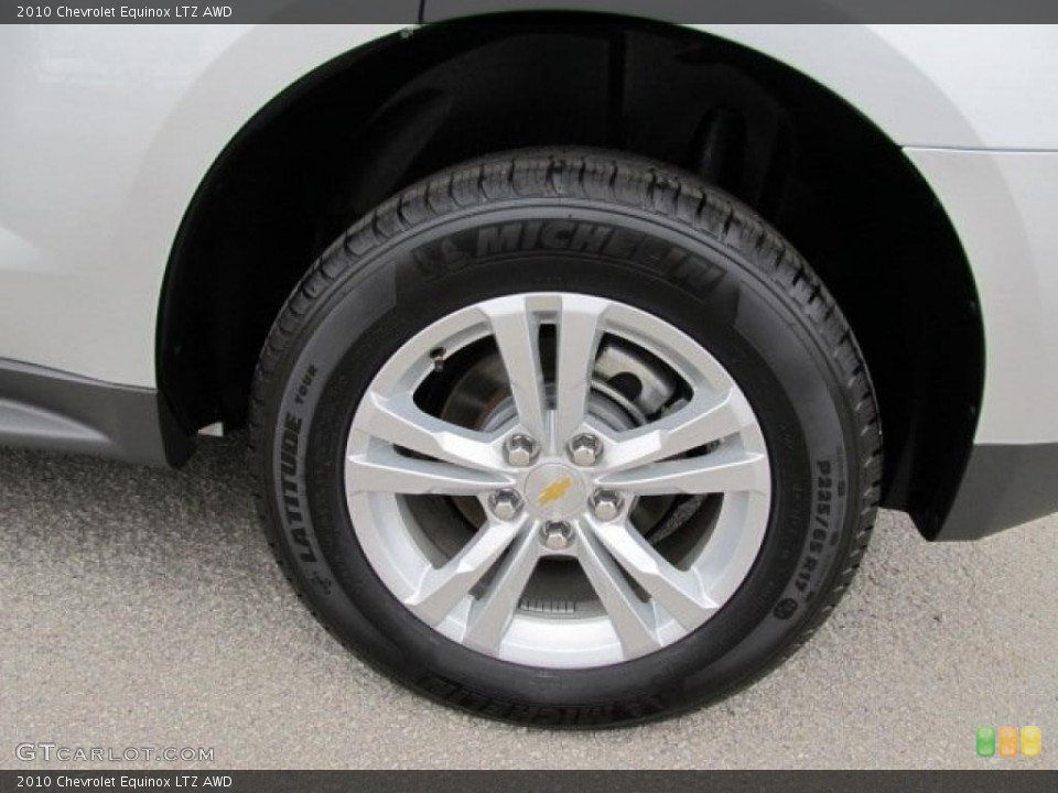 2010 Chevrolet Equinox LTZ AWD Wheel and Tire Photo #39001530