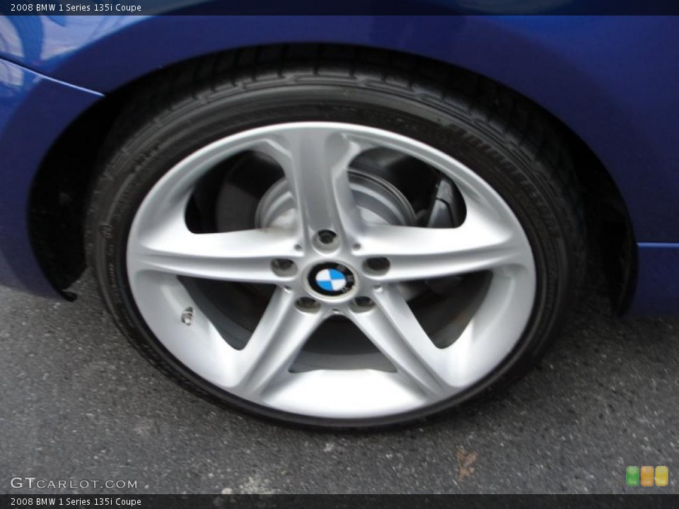 2008 BMW 1 Series 135i Coupe Wheel and Tire Photo #39002630