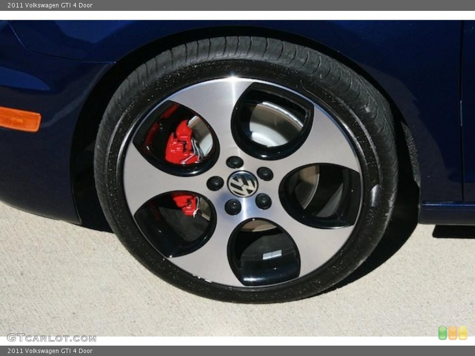 2011 Volkswagen GTI 4 Door Wheel and Tire Photo #39004682