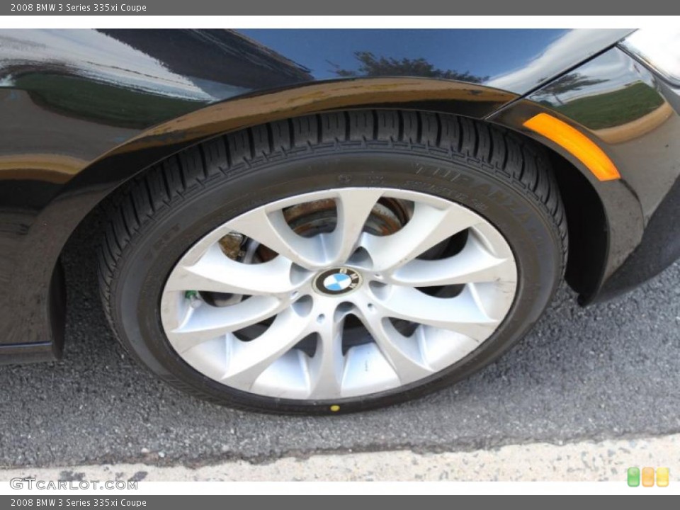 2008 BMW 3 Series 335xi Coupe Wheel and Tire Photo #39007863