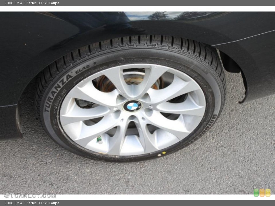 2008 BMW 3 Series 335xi Coupe Wheel and Tire Photo #39007895