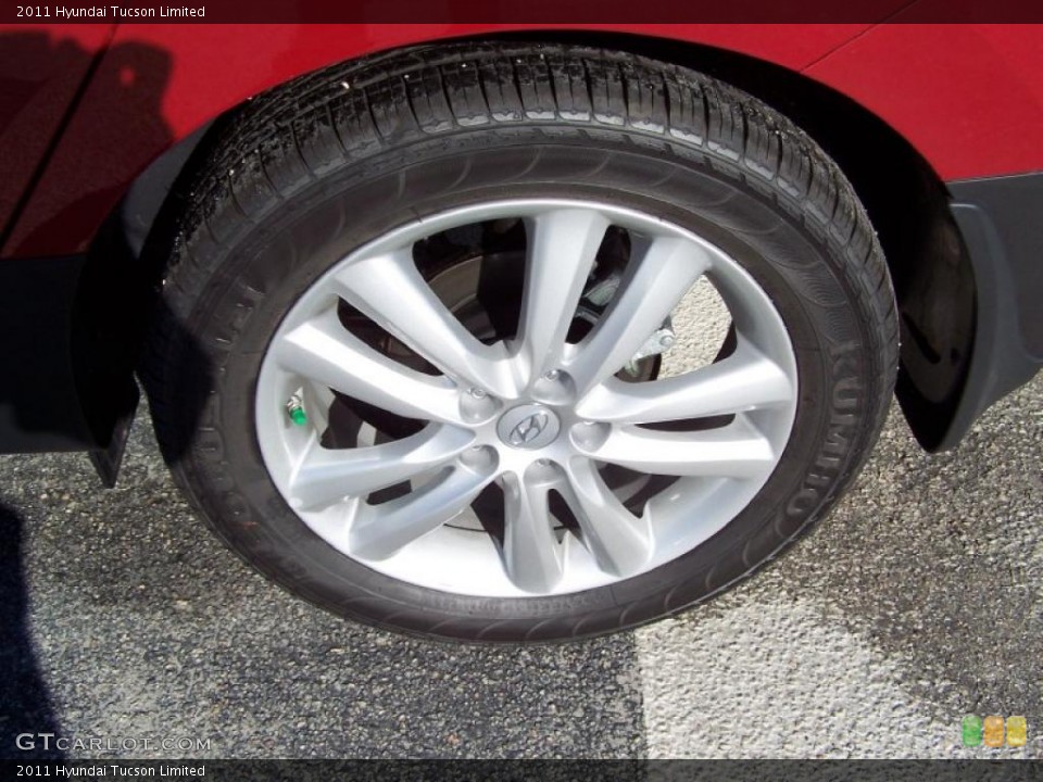 2011 Hyundai Tucson Limited Wheel and Tire Photo #39007919