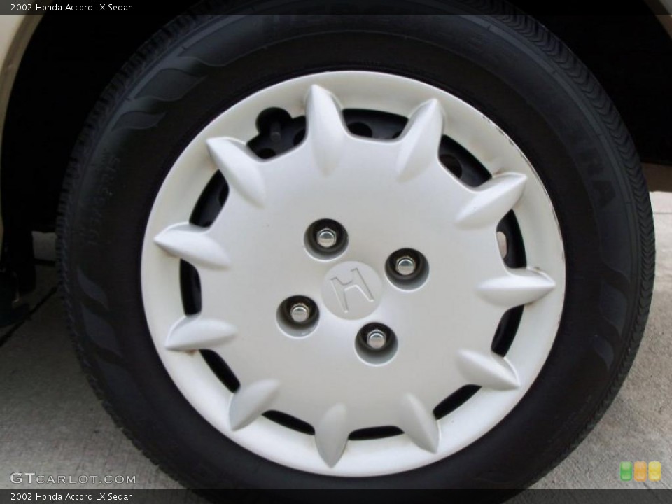 2002 Honda Accord LX Sedan Wheel and Tire Photo #39011267