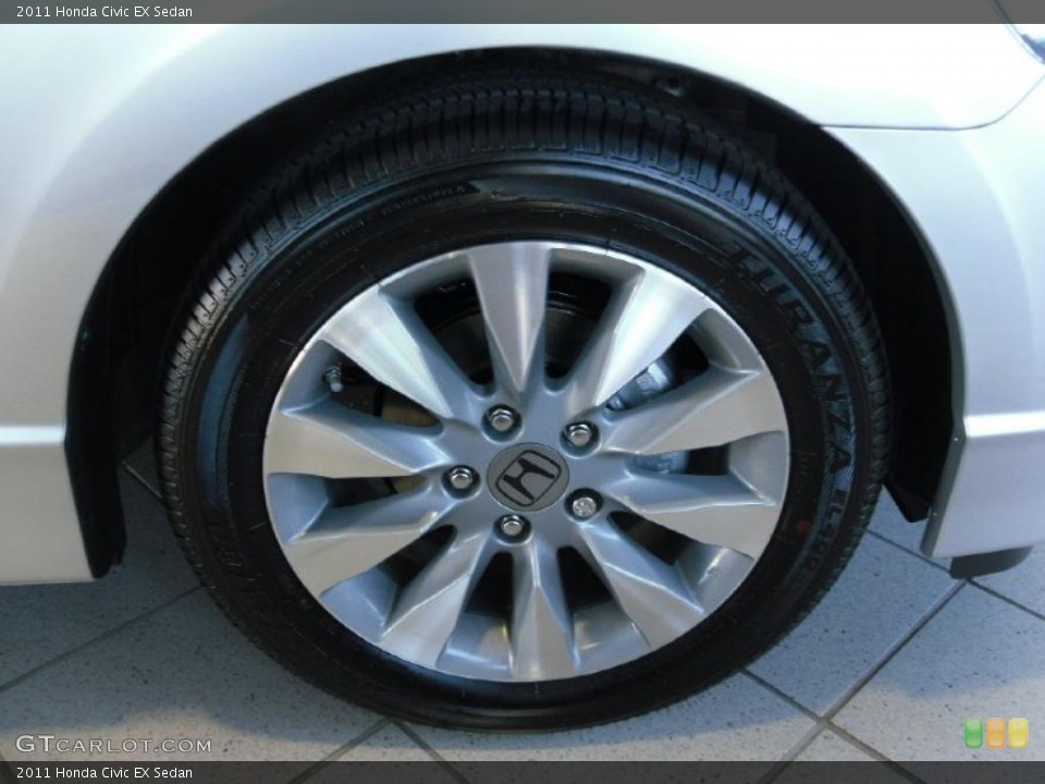 2011 Honda Civic EX Sedan Wheel and Tire Photo #39014307