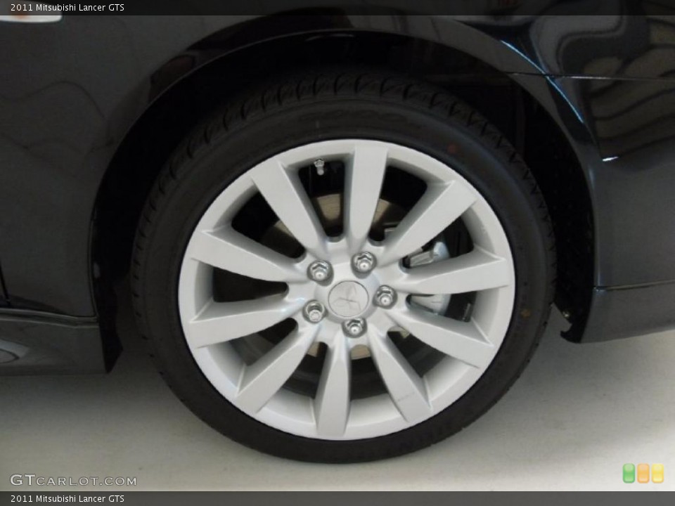 2011 Mitsubishi Lancer GTS Wheel and Tire Photo #39015787
